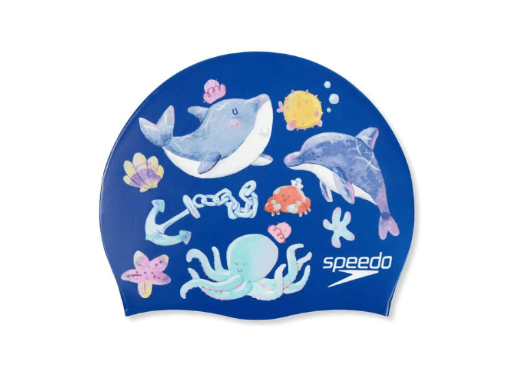 Gorro Natación Speedo Digital Printed Junior Azul