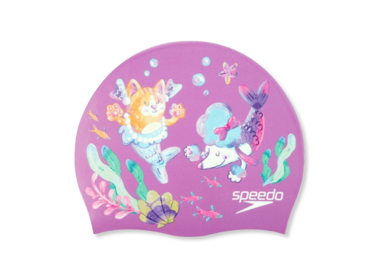 Gorro Natación Speedo Digital Printed Junior Rosado