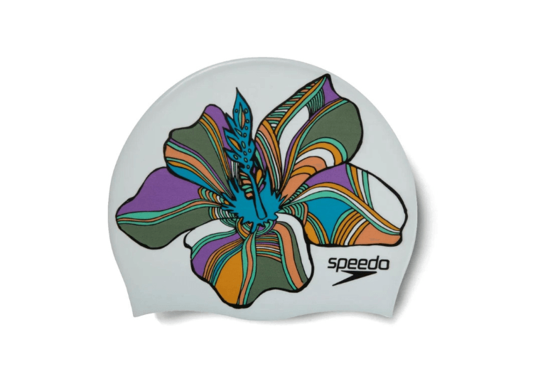 Gorro Natación Speedo Digital Printed White Pink