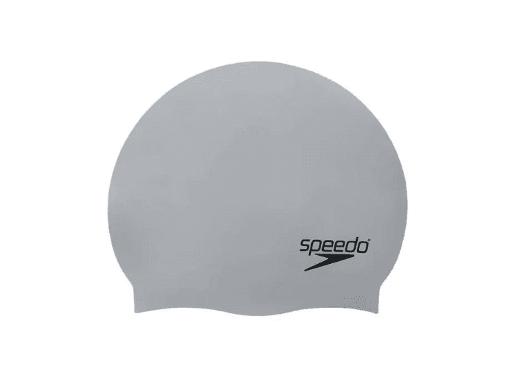 Gorro Natación Speedo Plain Flat Plata