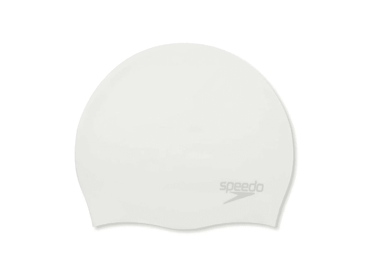 Gorro Natación Speedo Plain Moulded Blanco Gorro Natación Speedo Plain Moulded Blanco