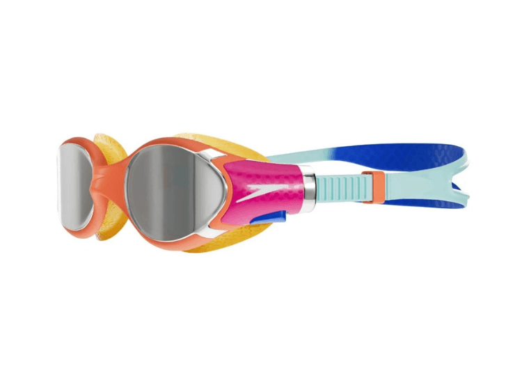 Lente Natación Speedo Biofuse 2.0 Mirror Junior Orange Blue