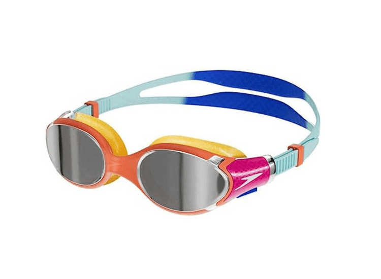 Lente Natación Speedo Biofuse 2.0 Mirror Junior Orange Blue