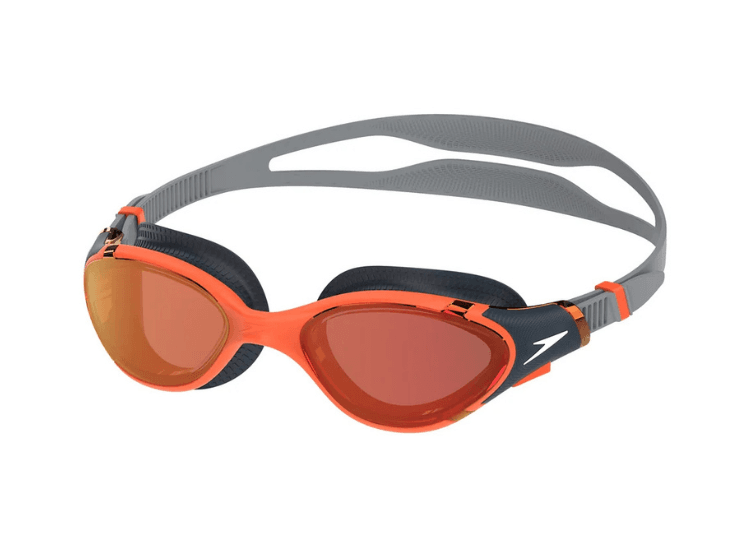 Lente Natación Speedo Biofuse 2.0 Mirror Orange Grey