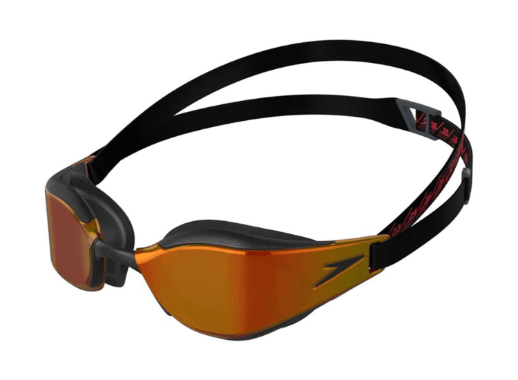 Lente Natación Speedo Fastskin Hyper Elite Mirror Black Gold