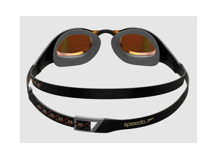 Lente Natación Speedo Fastskin Pure Focus Mirror Negro Rojo Lente Natación Speedo Fastskin Pure Focus Mirror Negro Rojo