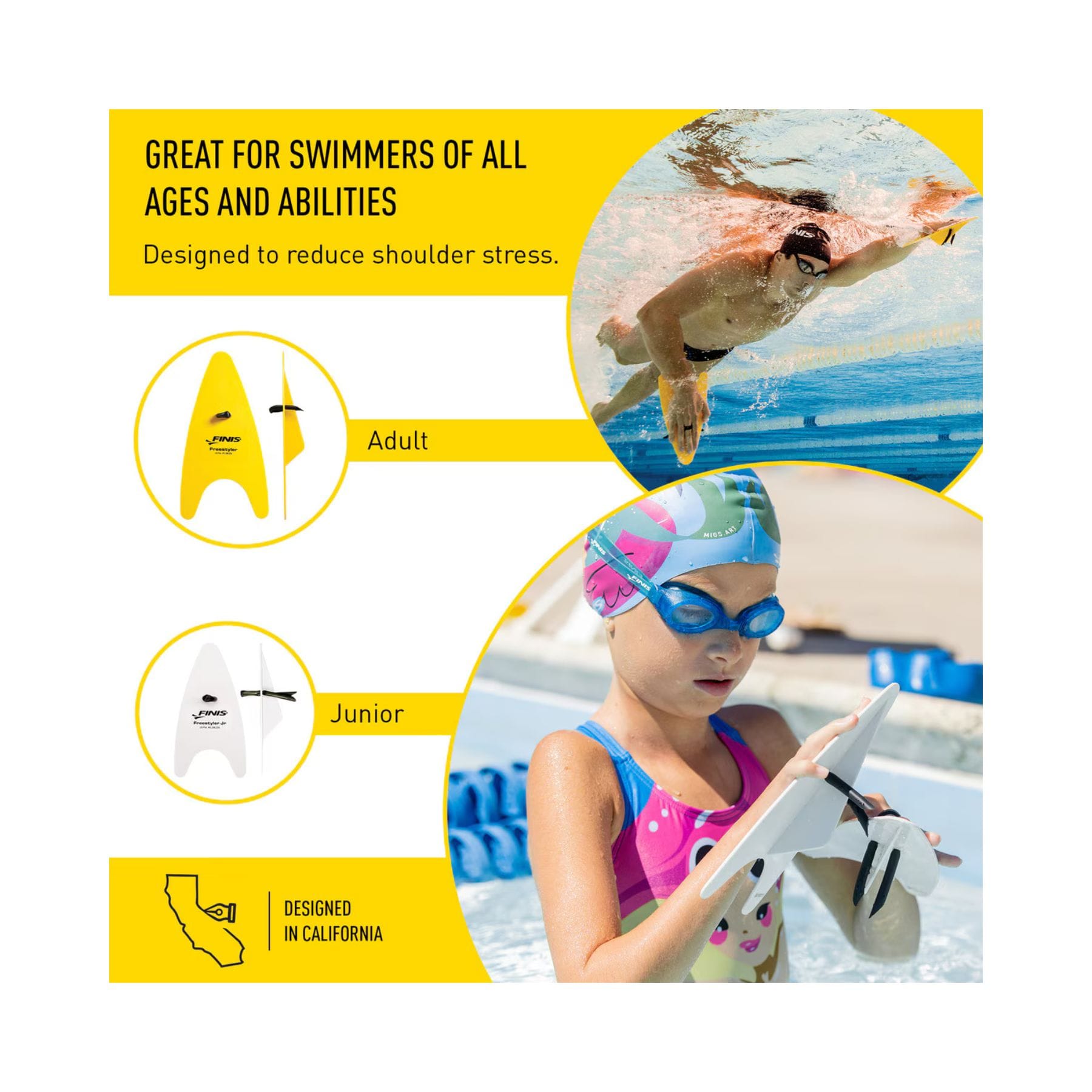 Freestyler Paddles Finis Junior